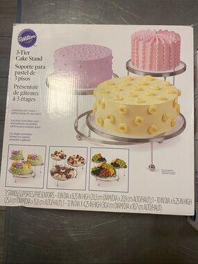 Wilton 3-Tier Cake Stand Brand New in box.